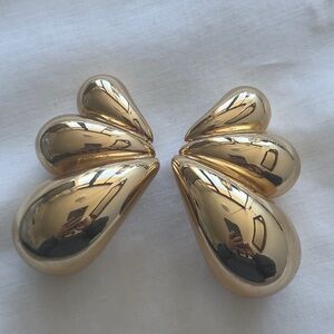 Zara Gold Teardrop Earrings